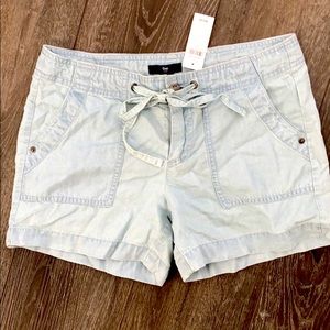🆕 Gap Factory chambray drawstring shorts size 0